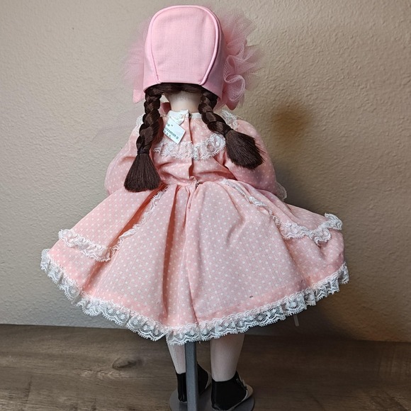 Vintage Madame Alexander Doll Rebecca 13" Tagged Dress Bonnet Box Sleep Eyes USA - Picture 9 of 16